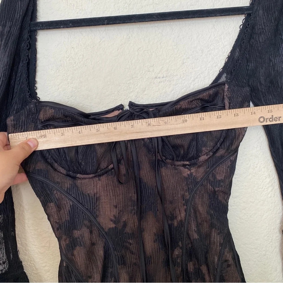 House of CB Small Taller 'Analissa' Black Lace Corset Dress‎ NWOT - Picture 7 of 10